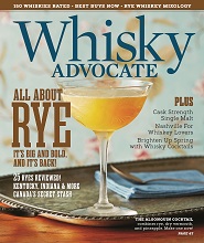 Whisky Advocate magazine cover, spring 2019